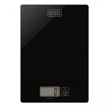 Elektroninės virtuvės svarstyklės Juoda & Decker ES9900040B, grūdintas stiklas, 5 kg talpa, 1 g tikslumas