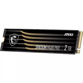 MSI Spatium M480 PRO PCIE 4.0 NVME M.2 2TB vidinis kietojo kūno diskas PCI Express 4.0 3D NAND