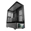PC korpusas TACENS Mars Gaming MCLCDPRO Midi Tower — juodas, IPS 7,2 col. ekranas, apačioje montuojamas PSU, ATX/Micro‑ATX/Mini‑ITX palaikymas