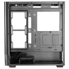 PC korpusas TACENS Mars Gaming MCLCDPRO Midi Tower — juodas, IPS 7,2 col. ekranas, apačioje montuojamas PSU, ATX/Micro‑ATX/Mini‑ITX palaikymas
