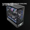 PC korpusas TACENS Mars Gaming MCLCDPRO Midi Tower — juodas, IPS 7,2 col. ekranas, apačioje montuojamas PSU, ATX/Micro‑ATX/Mini‑ITX palaikymas