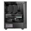 PC korpusas TACENS Mars Gaming MC-PMAX Midi Tower — ATX/Micro-ATX/Mini-ITX, 3x120 mm priekyje, 1x120 mm gale, 2x3,5 colio ir 2x2,5 colio lizdai, juodas