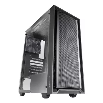 PC korpusas TACENS Mars Gaming MC-PMAX Midi Tower — ATX/Micro-ATX/Mini-ITX, 3x120 mm priekyje, 1x120 mm gale, 2x3,5 colio ir 2x2,5 colio lizdai, juodas