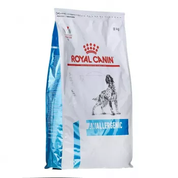 Sausas šunų maistas Royal Canin Anallergenic 8 kg — suaugusiems, hipoalerginė paukštienos formulė, be glitimo, be laktozės