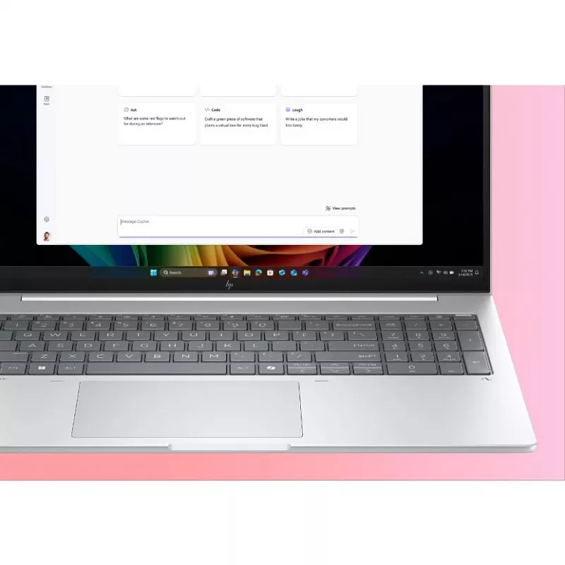 HP EliteBook 8 G1i Next Gen AI Copilot+ PC Intel Core Ultra 5 228V nešiojamas kompiuteris 40,6 cm (16 colių) WUXGA 32 GB LPDDR5x-SDRAM Wi-Fi 7 (802.11be) Windows 11 Pro sidabrinis