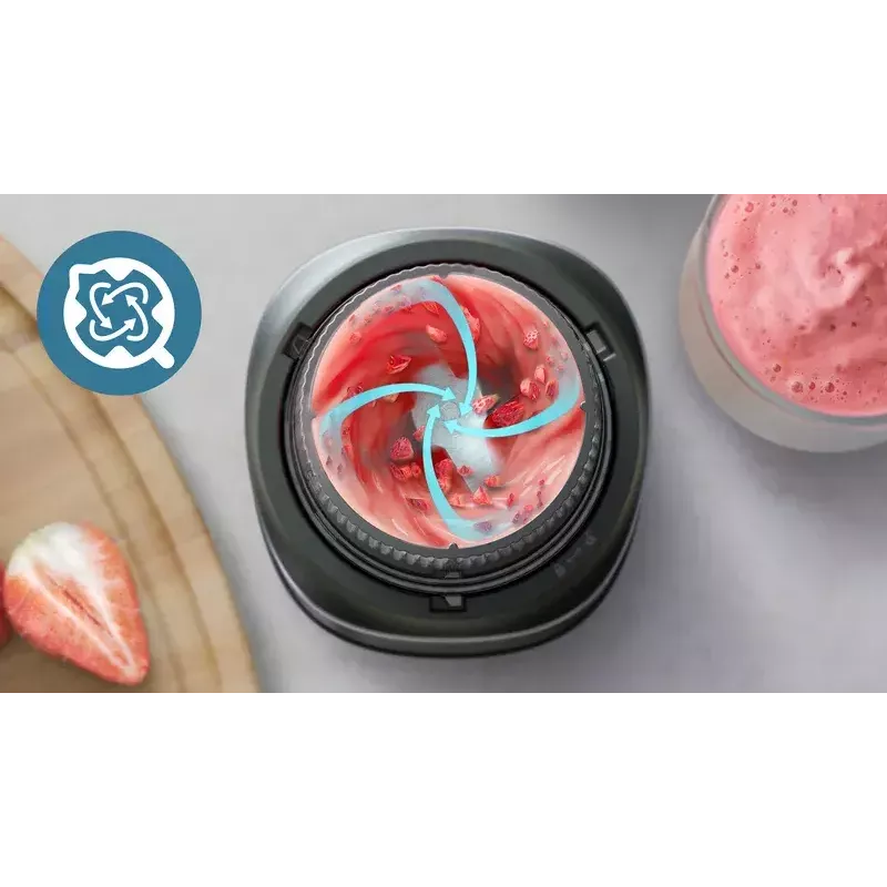 Stalo blenderis Philips 5000 serijos HR2767/00 Juodas Nerūdijantis plienas