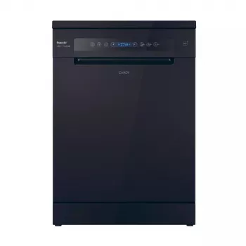 Laisvai pastatoma indaplovė CANDY CF 5C6F0B — 15 komplektų, 46 dB, pilno dydžio (60 cm), juoda