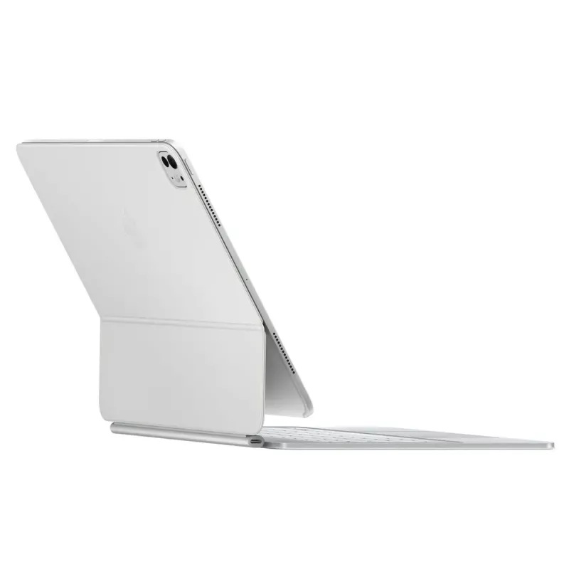 Apple Magic klaviatūra, skirta iPad Pro 13 colių M4, švediška, balta, belaidė jutiklinė dalis