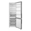 Laisvai pastatomas šaldytuvas-šaldiklis Midea MDRB600MME46, 443 L bendra talpa, 313 L šaldytuvas (No Frost), 130 L šaldiklis, E klasė, nerūdijantis plienas