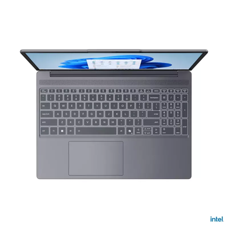 Nešiojamasis kompiuteris Lenovo IdeaPad plonas 3 16IRH10 — 16 colių WUXGA (1920×1200) IPS, Intel Core i5-13420H, 8GB DDR5, 512GB SSD, Intel UHD, Windows 11 Home, apšviesta klaviatūra