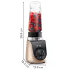Stalinis plaktuvas Tefal Blend Up BL190AF0 — 0,85 l dubuo, 1000 W, 6 ašmenų Powelix, pulsas, ledo smulkinimas (Skaidri/Juoda/Smėlio spalvos)
