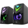 Kompiuterinės kolonėlės DEFENDER J4 2.0 6W LED USB, 3,5 mm, 90–20000 Hz, juodos