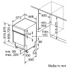 Bosch Serie 6 SPI6EMS21E indaplovė Pusiau įmontuojama 10 vietų nustatymams