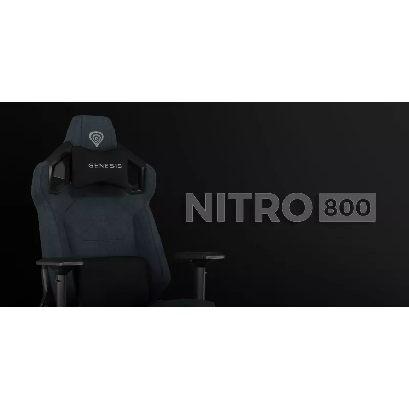 Žaidimų kėdė PC GENESIS NITRO 800 su paminkštinta sėdyne, maks. svoris 150 kg
