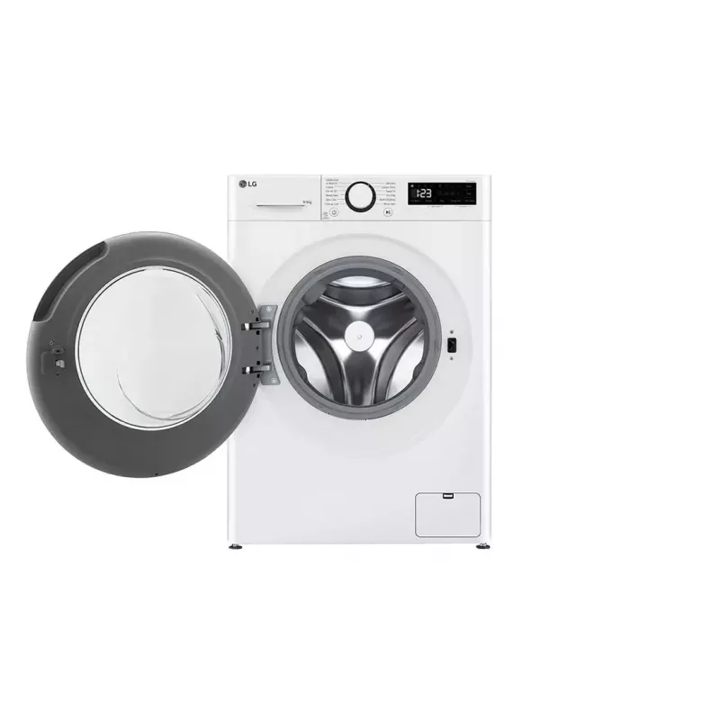 LG F4DR509SBW skalbimo ir džiovinimo mašina Pastatoma Priekinio pakrovimo Juoda, Balta