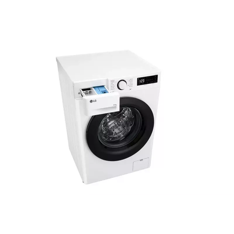 LG F4DR509SBW skalbimo ir džiovinimo mašina Pastatoma Priekinio pakrovimo Juoda, Balta