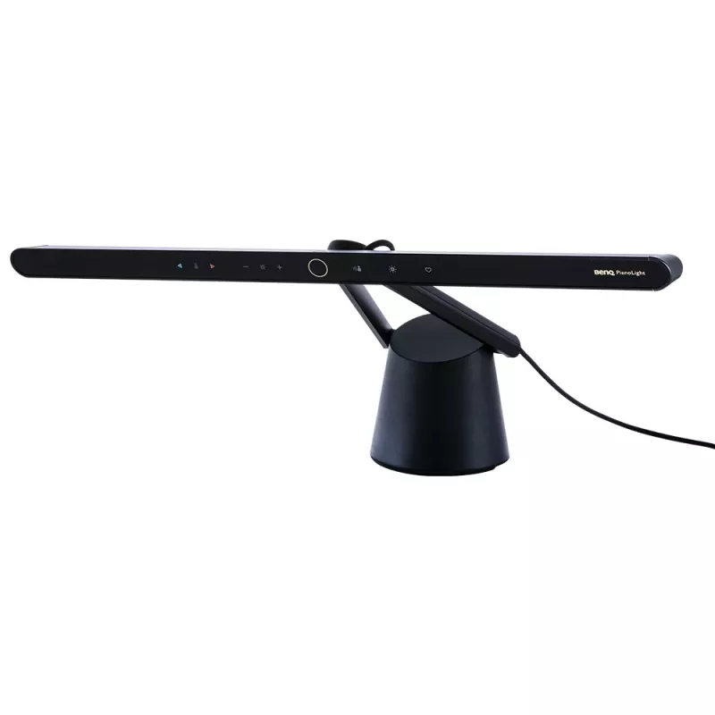 Monitor light BenQ PianoLight R Juoda — 1070 lm, USB-powered, 120×367×628 mm