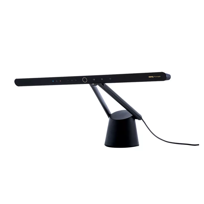 Monitor light BenQ PianoLight R Juoda — 1070 lm, USB-powered, 120×367×628 mm
