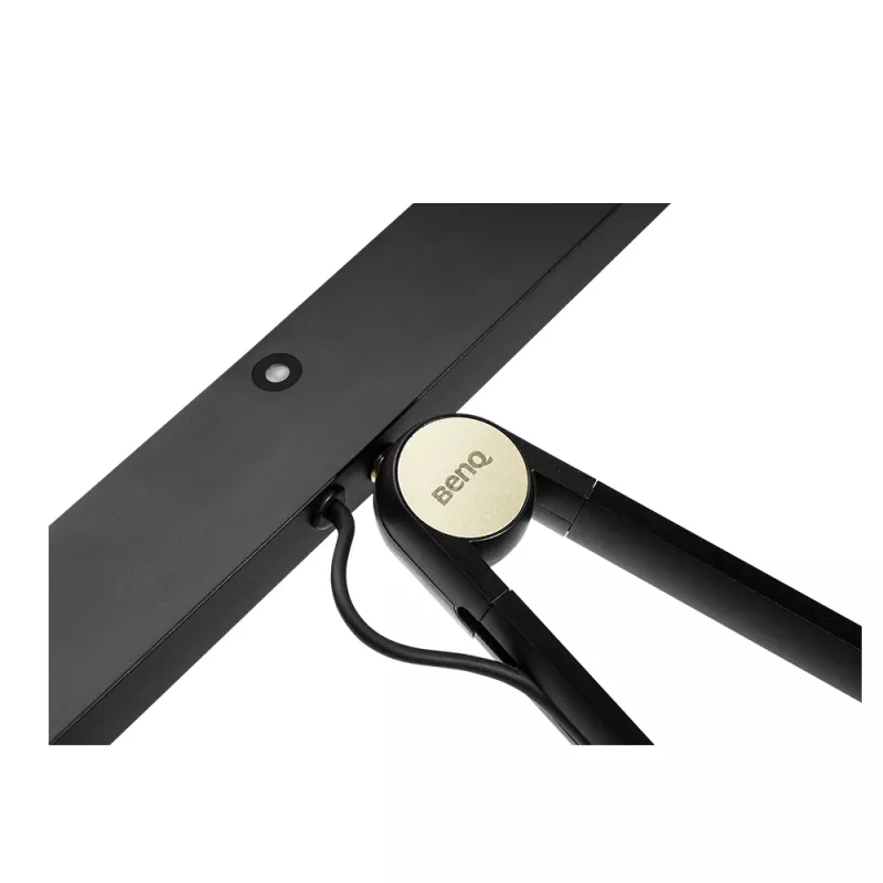 Monitor light BenQ PianoLight R Juoda — 1070 lm, USB-powered, 120×367×628 mm