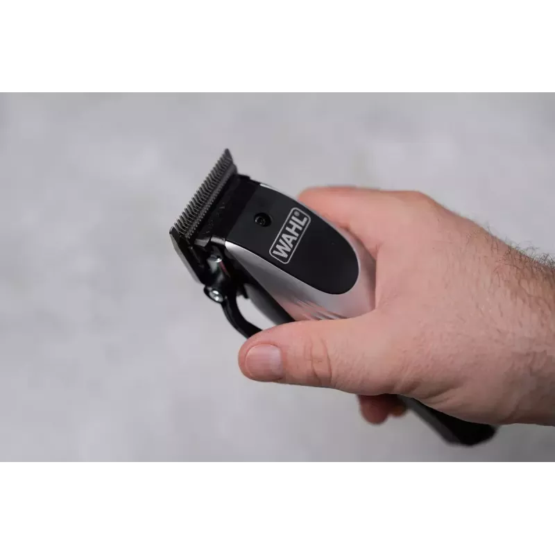 Plaukų kirpimo mašinėlė Wahl Rapid Clip 33 pakopų 0,7–28 mm ličio jonų, juoda nerūdijantis plienas