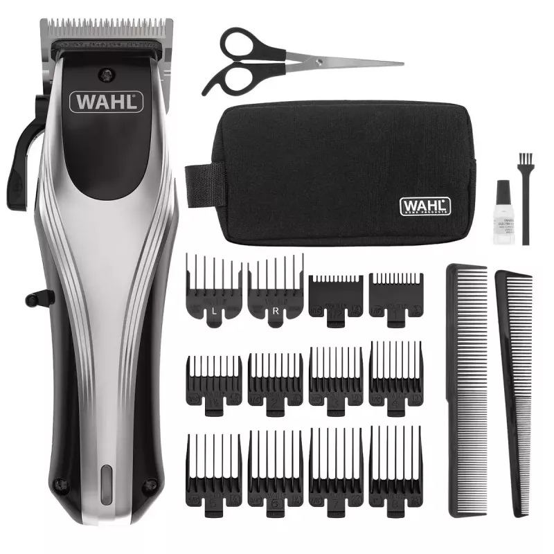 Plaukų kirpimo mašinėlė Wahl Rapid Clip 33 pakopų 0,7–28 mm ličio jonų, juoda nerūdijantis plienas