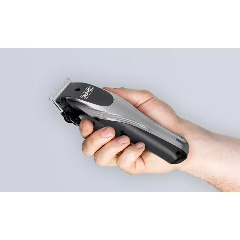 Plaukų kirpimo mašinėlė Wahl Rapid Clip 33 pakopų 0,7–28 mm ličio jonų, juoda nerūdijantis plienas
