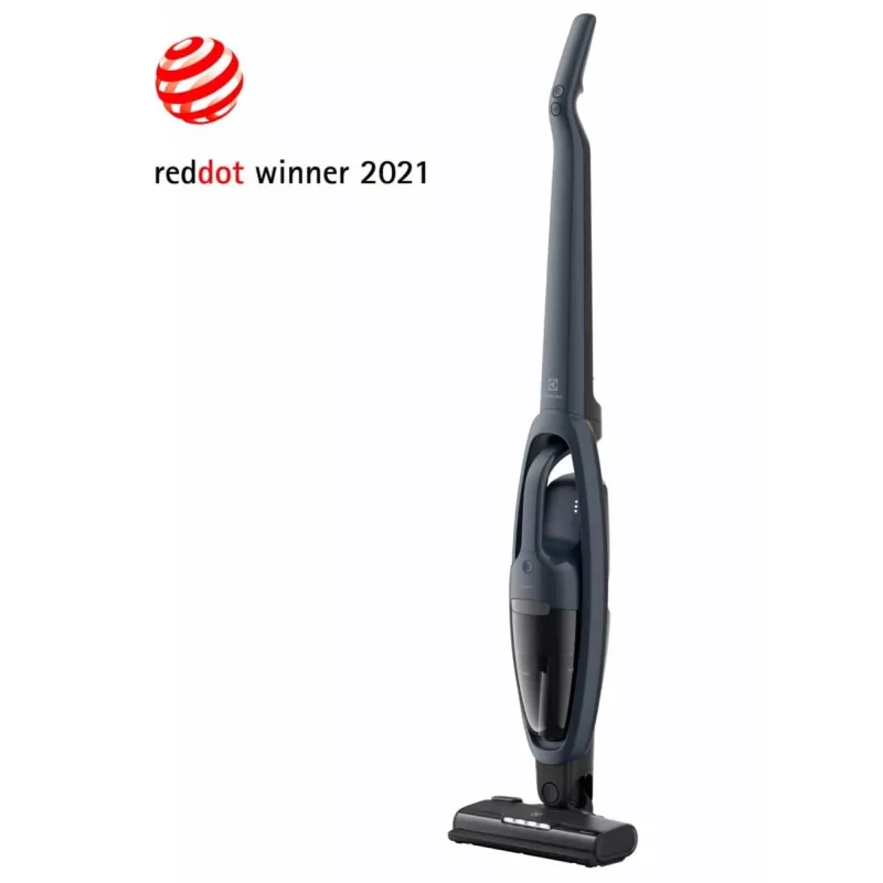 Electrolux ES52CB21DB lazdelinis dulkių siurblys Baterija Sausas Cikloninis, Putų, Variklio apsaugos filtras Be maišelio 0,5 L 29 W Mėlynas 2 Ah