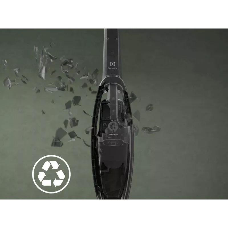 Electrolux ES52CB21DB lazdelinis dulkių siurblys Baterija Sausas Cikloninis, Putų, Variklio apsaugos filtras Be maišelio 0,5 L 29 W Mėlynas 2 Ah