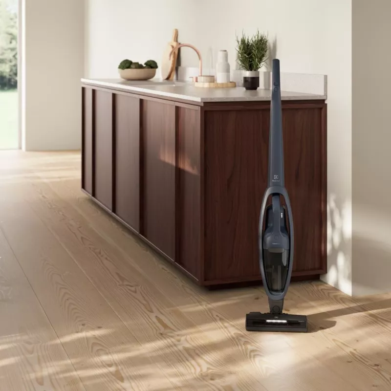 Electrolux ES52CB21DB lazdelinis dulkių siurblys Baterija Sausas Cikloninis, Putų, Variklio apsaugos filtras Be maišelio 0,5 L 29 W Mėlynas 2 Ah