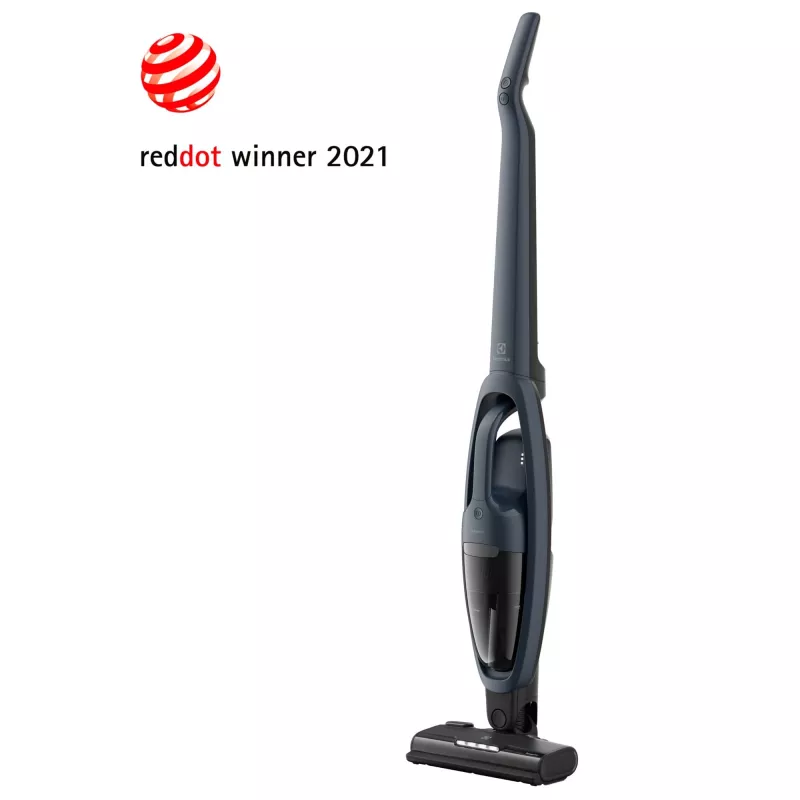 Electrolux ES52CB21DB lazdelinis dulkių siurblys Baterija Sausas Cikloninis, Putų, Variklio apsaugos filtras Be maišelio 0,5 L 29 W Mėlynas 2 Ah