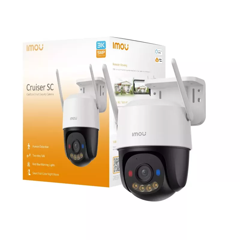 IP stebėjimo kamera IMOU Cruiser SC 3K — 5 MP (2880×1620), 3,6 mm, PoE/DC, Wi‑Fi, 30 m naktinis matymas