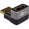 Goobay 72009 vaizdo kabelio adapteris HDMI Type A Standard juoda sidabrinė