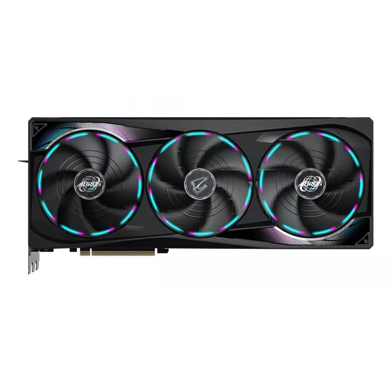 GIGABYTE AORUS GeForce RTX 5090 MASTER 32G vaizdo plokštė - 32 GB GDDR7, 512 bitų, PCI-E 5.0, 2655 MHz šerdies taktinis dažnis, 3 x DP 2.1a, 1 x HDMI 2.1b, GV-N5090AORUS M-32GD