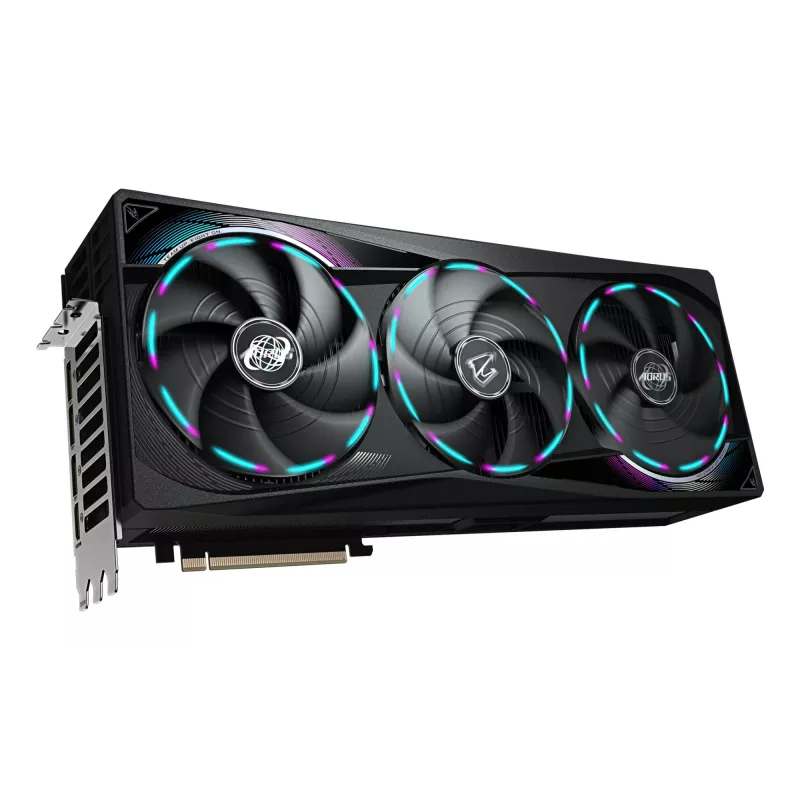 GIGABYTE AORUS GeForce RTX 5090 MASTER 32G vaizdo plokštė - 32 GB GDDR7, 512 bitų, PCI-E 5.0, 2655 MHz šerdies taktinis dažnis, 3 x DP 2.1a, 1 x HDMI 2.1b, GV-N5090AORUS M-32GD
