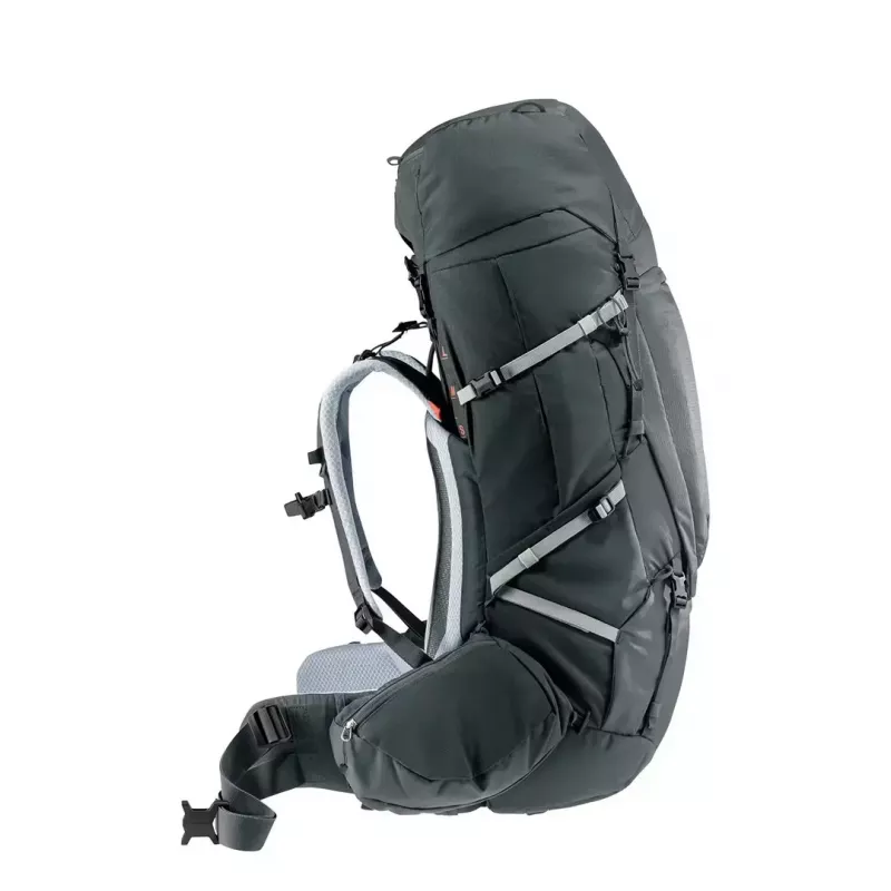 Žygeiviška kuprinė DEUTER Aircontact Pro 65+10 SL moterims, grafito, 65+10 l talpa