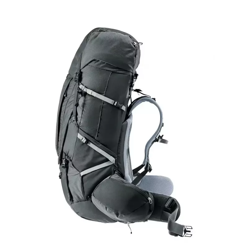 Žygeiviška kuprinė DEUTER Aircontact Pro 65+10 SL moterims, grafito, 65+10 l talpa