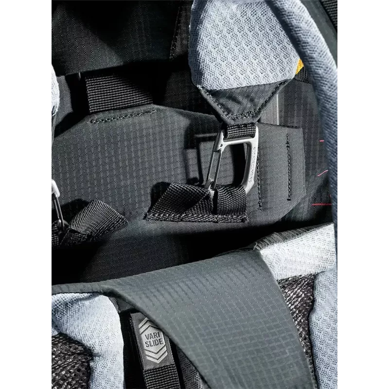 Žygeiviška kuprinė DEUTER Aircontact Pro 65+10 SL moterims, grafito, 65+10 l talpa