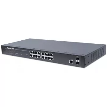 Valdomas jungiklis Intellinet 16 prievadų Gigabit Ethernet PoE+