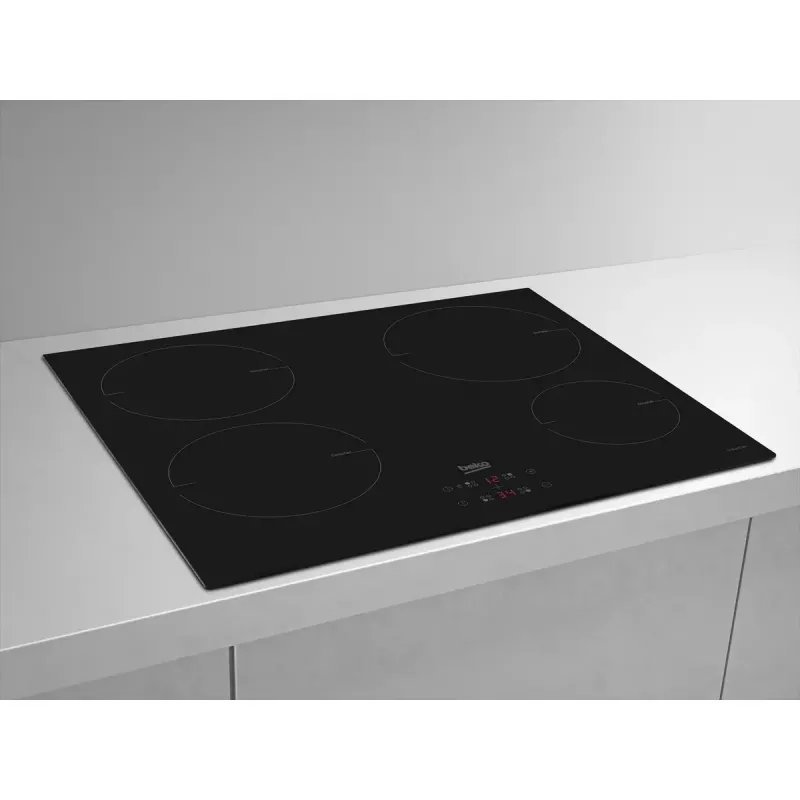 Beko HII 64400 MT kaitlentė juoda Įmontuojama 60 cm Zoninė indukcinė kaitlentė 4 zonos