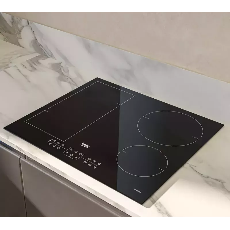 Beko HII 64400 MT kaitlentė juoda Įmontuojama 60 cm Zoninė indukcinė kaitlentė 4 zonos