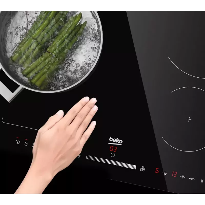 Beko HII 64400 MT kaitlentė juoda Įmontuojama 60 cm Zoninė indukcinė kaitlentė 4 zonos
