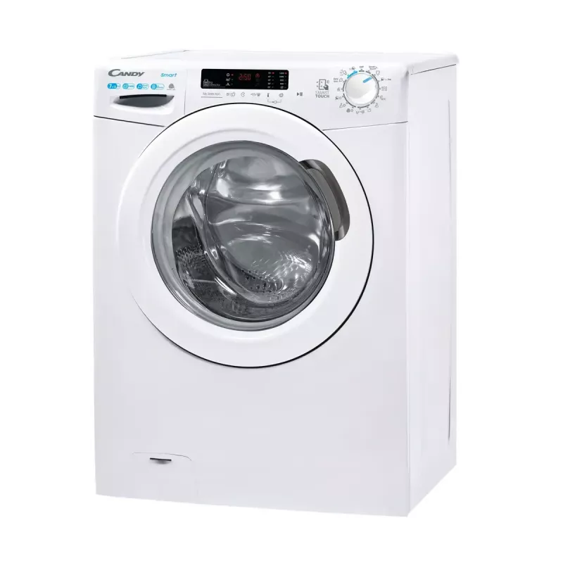Candy Smart CSWS 4752DWE/1-S skalbimo-džiovinimo mašina laisvai pastatoma priekinio pakrovimo balta