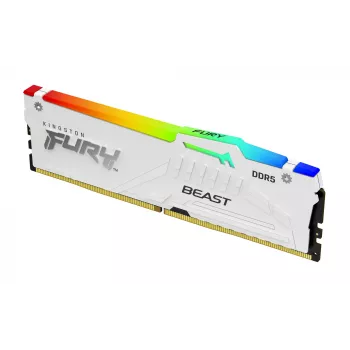 Kingston Technology FURY Beast 32GB 5600MT/s DDR5 CL40 DIMM (2 vnt. rinkinys) White RGB XMP