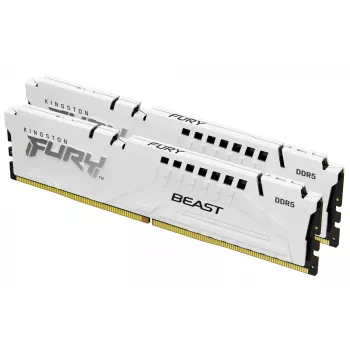 Kingston Technology FURY Beast 64GB 5200MT/s DDR5 CL40 DIMM (2 vnt. rinkinys) balta XMP