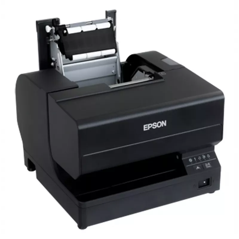 Epson TM-J7700(301) BE MICR, JUODA, SU MAITINIMO ŠALTINIU, EU