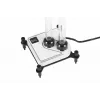 Vandens blokas Alphacool Core 1 Aurora žalvaris varis nikelis permatomas baltas 72 mm