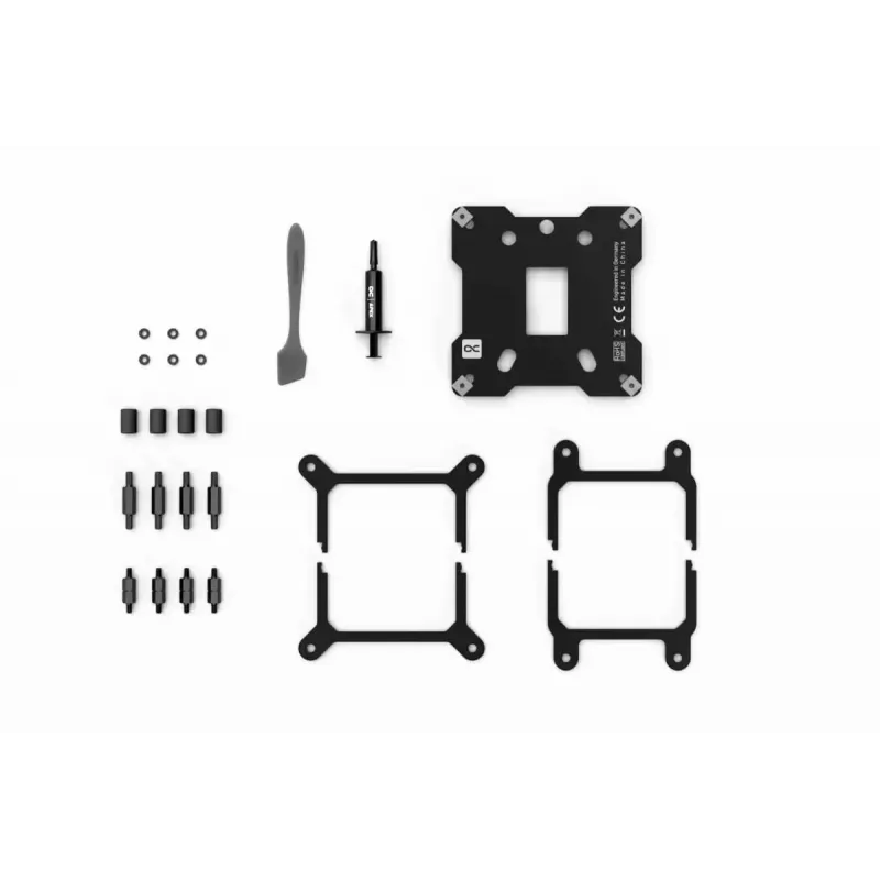 Vandens blokas Alphacool Core 1 Aurora žalvaris varis nikelis permatomas baltas 72 mm