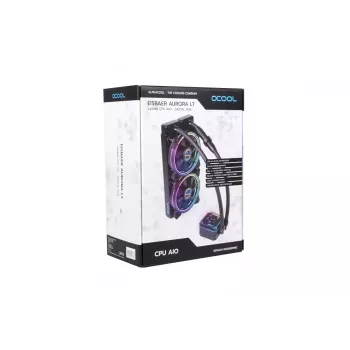 Viską viename skysčio aušintuvas Alphacool Eisbaer Aurora LT240 12 cm Juodas