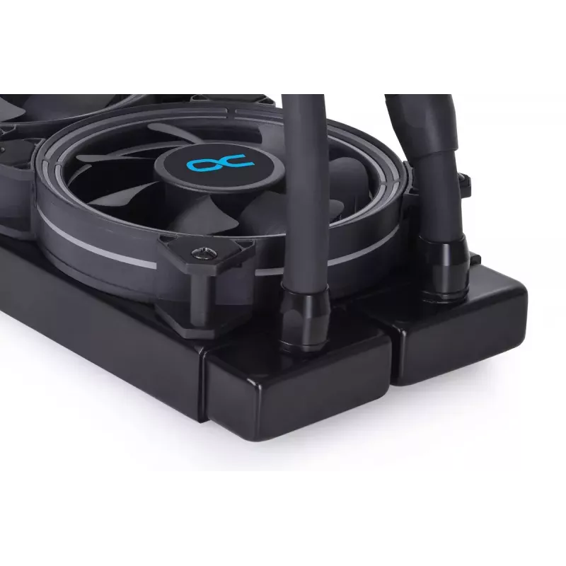 Viską viename skysčio aušintuvas Alphacool Eisbaer Aurora LT240 12 cm Juodas