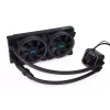 Viską viename skysčio aušintuvas Alphacool Eisbaer Aurora LT240 12 cm Juodas